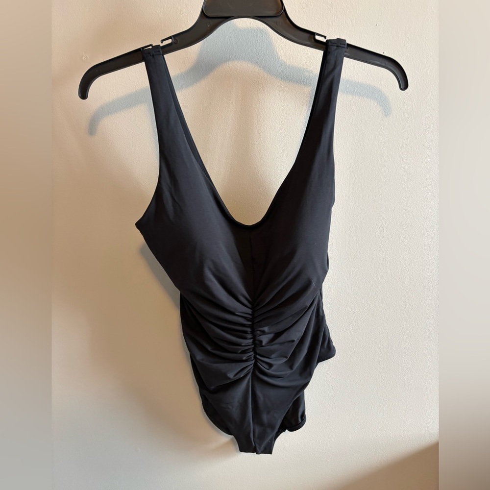 CALIA Women's Ruched One Piece Swimsuit